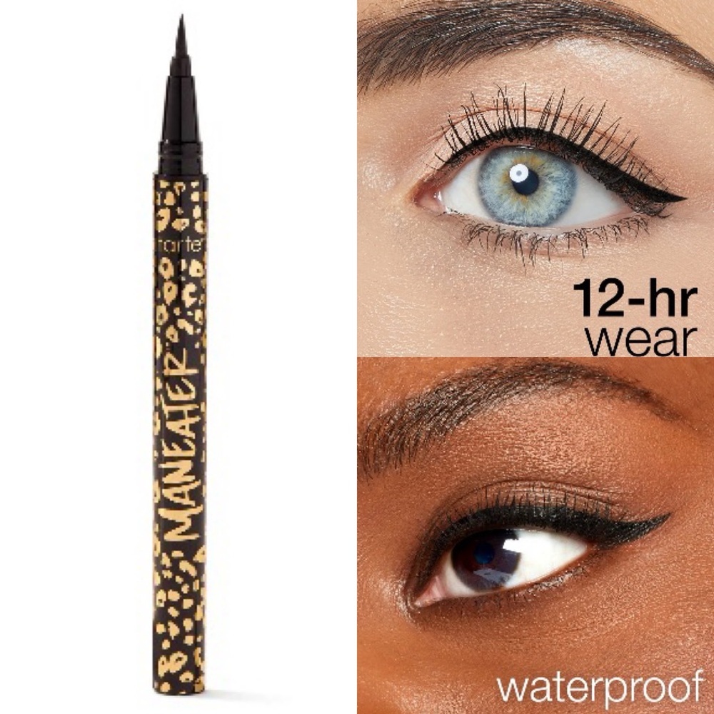 tarte Maneater Waterproof Liquid Eyeliner in Black NIB
